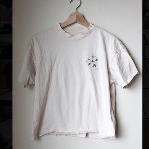 ONEILL MEDIUM FLOWER PRINT CROPPED TEE